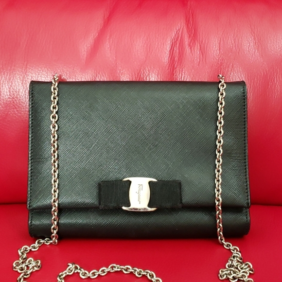 Handbags - Salvatore Ferragamo Mini Saffiano Leather Bag